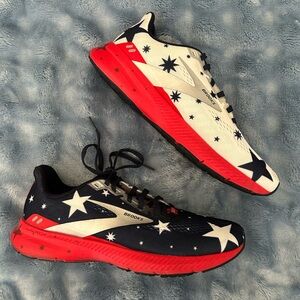 Brooks Launch 8 Stars Run USA Stars And Stripes Women's Size 9.5B Running Shoes